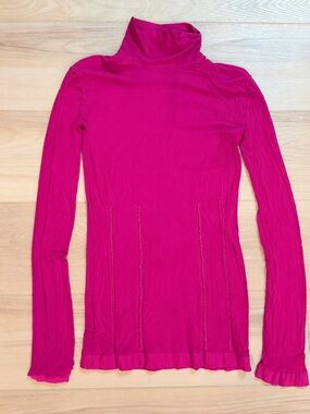 Acne Studios Egaia Semi-Sheer Turtleneck Top
